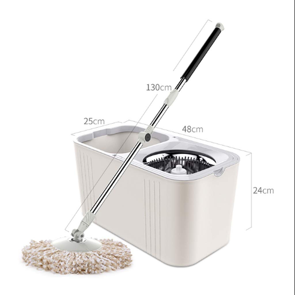 Ensemble de Balai à Franges, Seau à Balai Rotatif, Lavage Main Libre, Seau topologie, Bon Dieu, traîner, Automatique