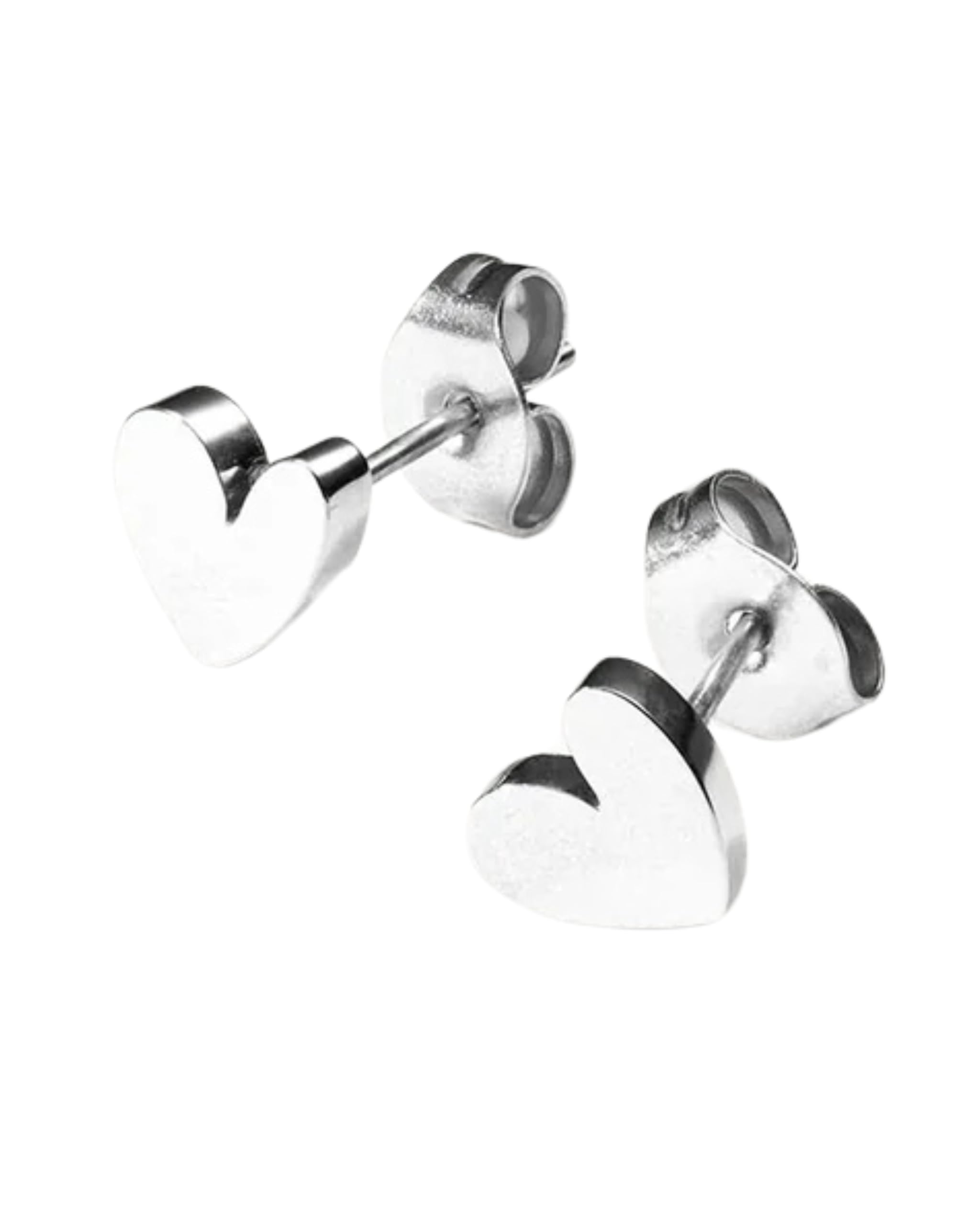 Purelei Tiny Heart Ohrringe (Silber) – Damenohrringe aus langlebigem Edelstahl – Wasserfeste Ohrringe Damen – Modeschmuck für deinen individuellen Look