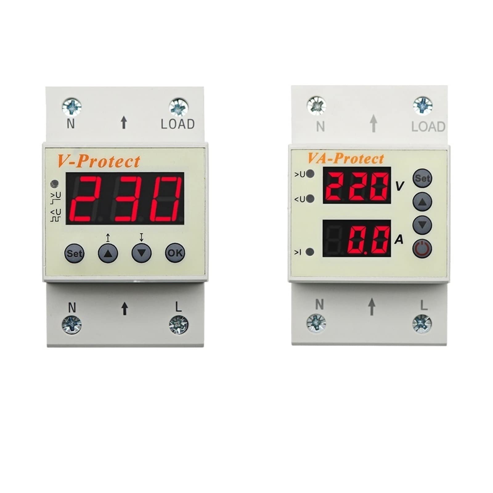 Relais de protection surtension sous-tension 63A monophasé pour tableau rail DIN - 7
