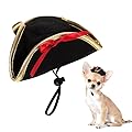 Pet Captain Sailors Costume Set Dog Cat Sea Captain Hat (Pirate)