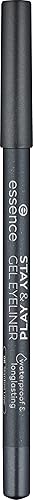 Miniatura 2 de essence  Lápiz delineador de ojos en gel Stay & Play  Textura súper suave tipo gel  Impermeable y de larga duración  Vegano y libre de crueldad (08
