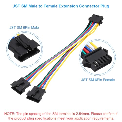 Cable divisor ARGB para ventiladores PWM con conector de alimentación SM en placa base de PC 3