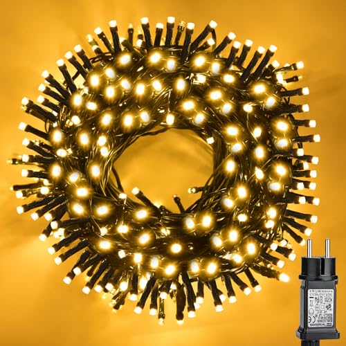 JTSIOV Luces Navidad Exterior 20M 200 LED
