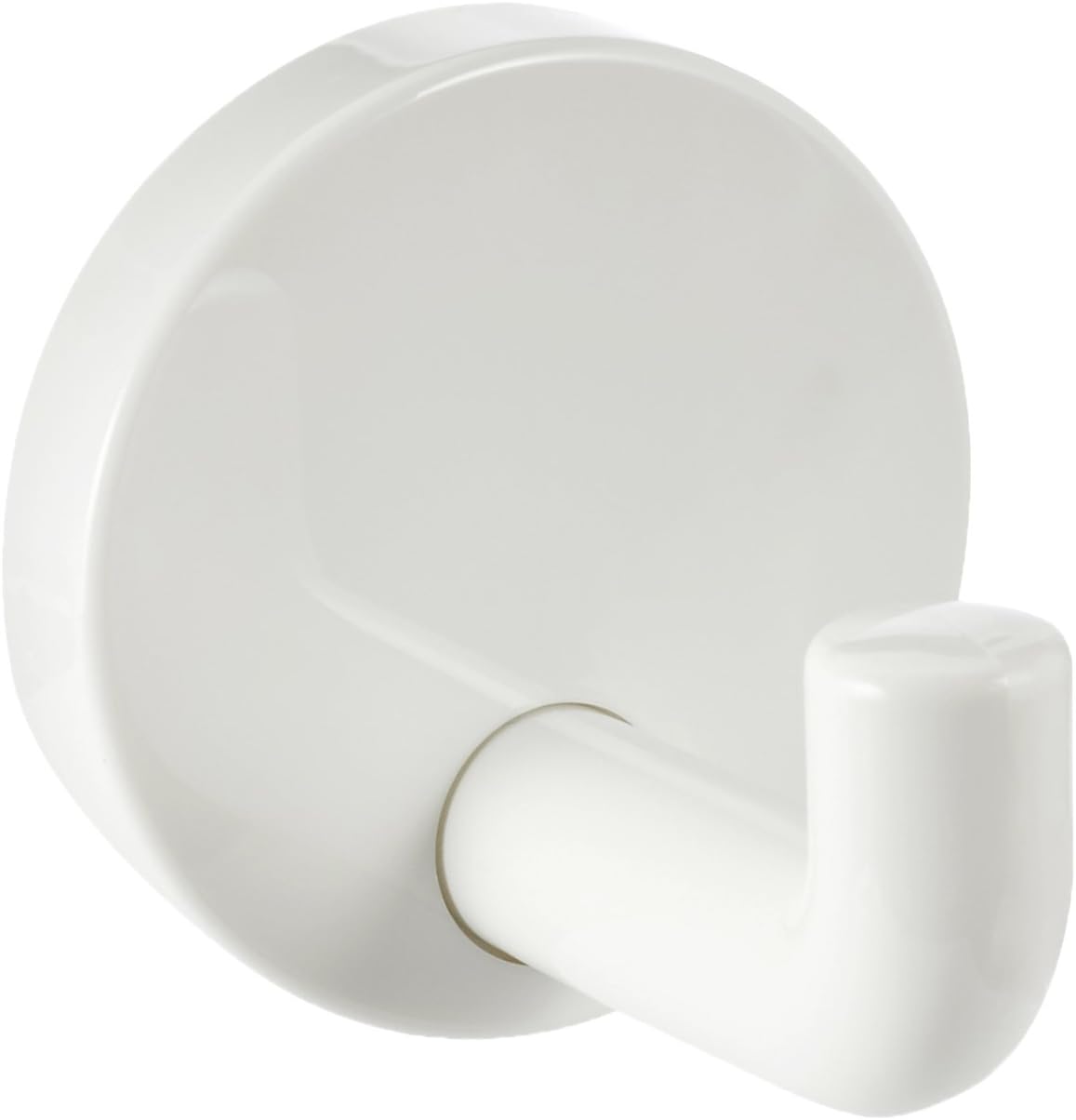 Hewi Heinrich Wilke 477 477.90.045 99 Wall Hooks (65 mm Outreach, Rosette Diameter 60 mm) Pure White