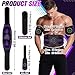 Electronic Muscle Stimulator with TENS & PMS, Ab Belt Stimulator Muscle Toner, Abdominal Fitness Trainer for Home
