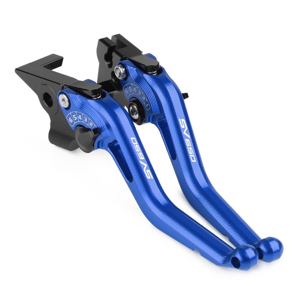 Pour SV650/X SV 650 2016 2017-2022 Levier d'embrayage et Frein, Aluminium Levier Frein Embrayage Moto Réglable
