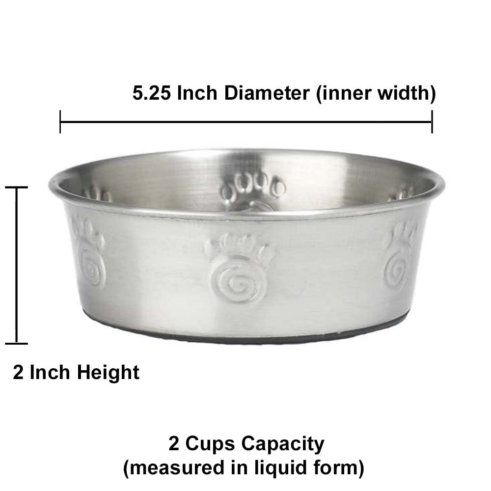 Petrageous Designs - Cuenco de Acero Inoxidable, Capacidad para 2 Tazas, diseño de Caimán