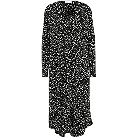 Tamaris Women's Angers Black Flower Dress Cover