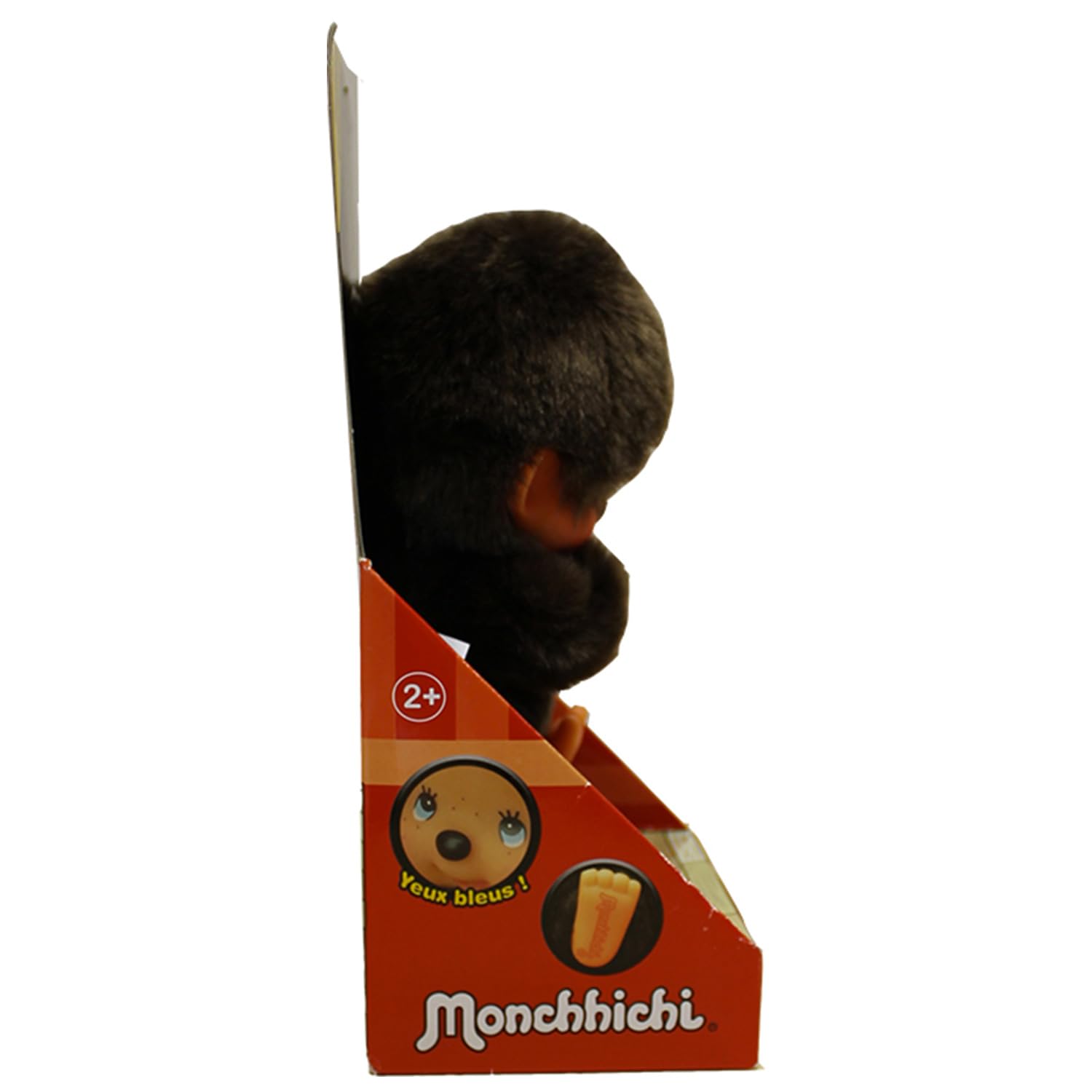 Monchhichi Bandai Peluche Originale - Peluche Scimmietta Iconica degli Anni '80 - Morbidissima peluche 20 cm per bambini, adulti - Giocattolo per Bambini dai 2 anni in su - 84637