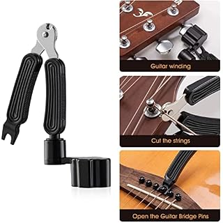 Accordeur Guitare Violon Ukulélé Basse Auto-Off Universel Tuner Chrome avec Capodastre pour Guitare, Enrouleur de corde… - Les Beatles, Paul McCartney, John Lennon, RIngo Starr, George Harrison Accordeur Guitare Violon Ukulélé Basse Auto-Off Universel Tuner Chrome avec Capodastre pour Guitare, Enrouleur de corde… – Image 6