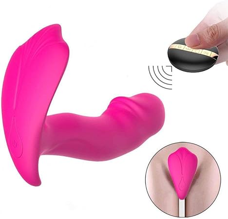 MLFMHR Mariposa vibrador Calentador Doble Motor vibrador Clit ...