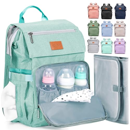 Image of PILLANI Baby Diaper Bag Backpack - Large Bag for Boys & Girls, Waterproof Diaper Backpack - Travel Diaper Bags w/Changing Pad, Baby Registry Search & Shower Gifts - Essentials Must Haves Newborn Stuff