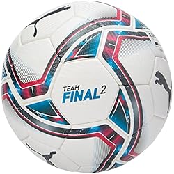 PUMA Teamfinal 21.2 FIFA Quality Pro, Balón, White-Rubine Red-Rising Teal Black 4 PUMA teamFINAL 21.2 FIFA Quality Pro Ball