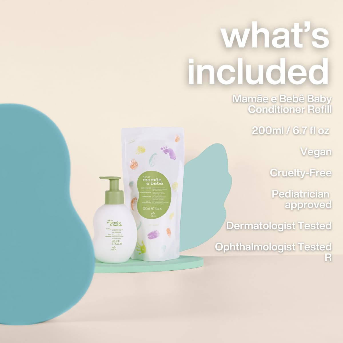 Natura - Linha Mamae e Bebe - Refil Condicionador 200 Ml - (Natura - Mom & Baby Collection - Conditioner Refill 6.76 Fl Oz)