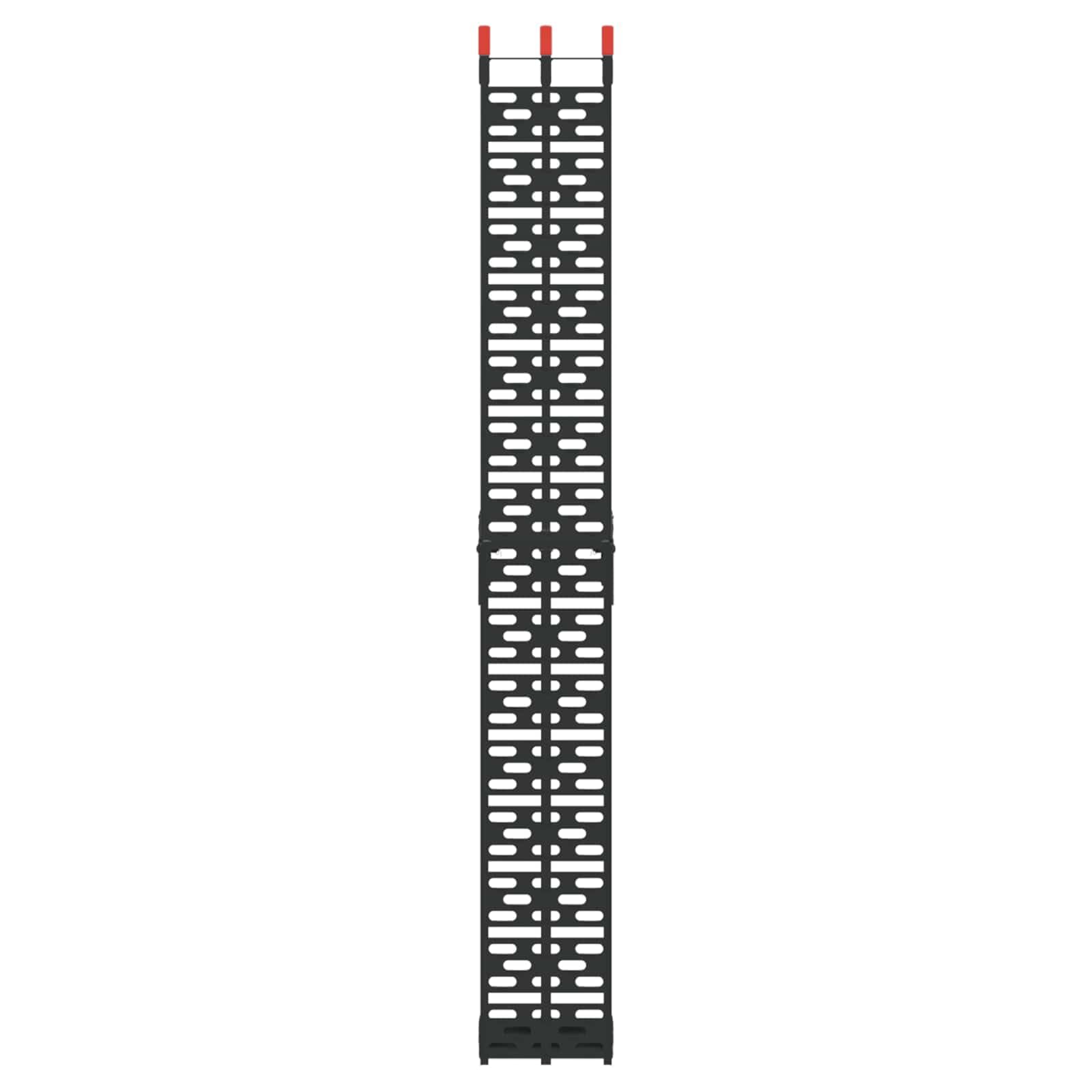 2er Set Motorradrampe Klappbar 222cm, Auffahrrampe aus Aluminium, 680kg Traglast pro Set, Verladerampe für Motorrad, Roller, Rasenmäher