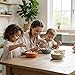 Monkey Proof™ Non-Toxic Stainless Steel Child Bowl 5” with Non-Slip Grooved Silicone Shell, (Set of 4 bowls) Unbreakable, Mess Free Feeding for Babies, Toddlers, Kids, BPA free (Arizona Grooved)