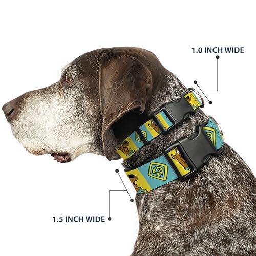 Collier pour Chien Scooby Doo Robuste avec Boucle Clip Facile Ajustable