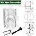 Adnee 10 Packs Wire Plant Protector from Animals - 20