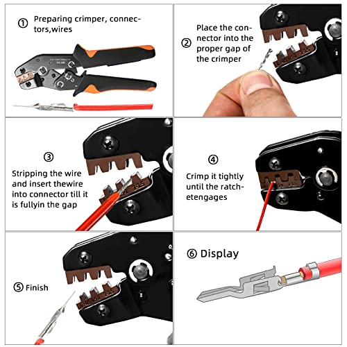 50 Jst Connector Kit with SN28B Crimping Tool Servo Plug Male Female