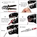 KWBRC 50 Sets JST Connector kit Servo Plug Male Female Connector Crimp Pin Wire Extension Cable with Crimping Tool Compatiblee JST SYP Futaba for RC Tools, Spektrum, Servo Connector, ESC (Black)