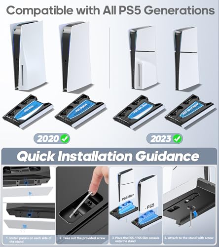 Rysker RY-P5296 Ps5/ Ps5 Slim Stand For Disc & Digital Console thumb #1