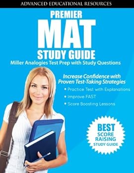 Paperback Premier MAT Study Guide: Miller Analogies Test Prep with Study Questions Book