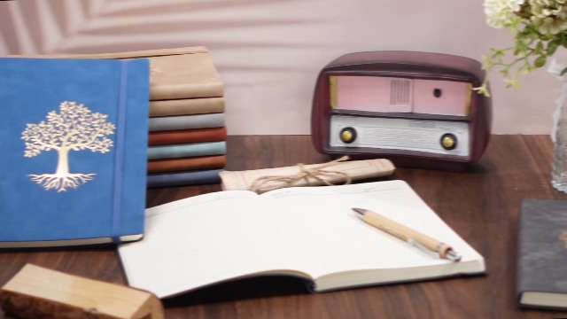 Dispowreath 10-Pack A5 Lined Journal Notebooks, Leather Hardcover - View #9