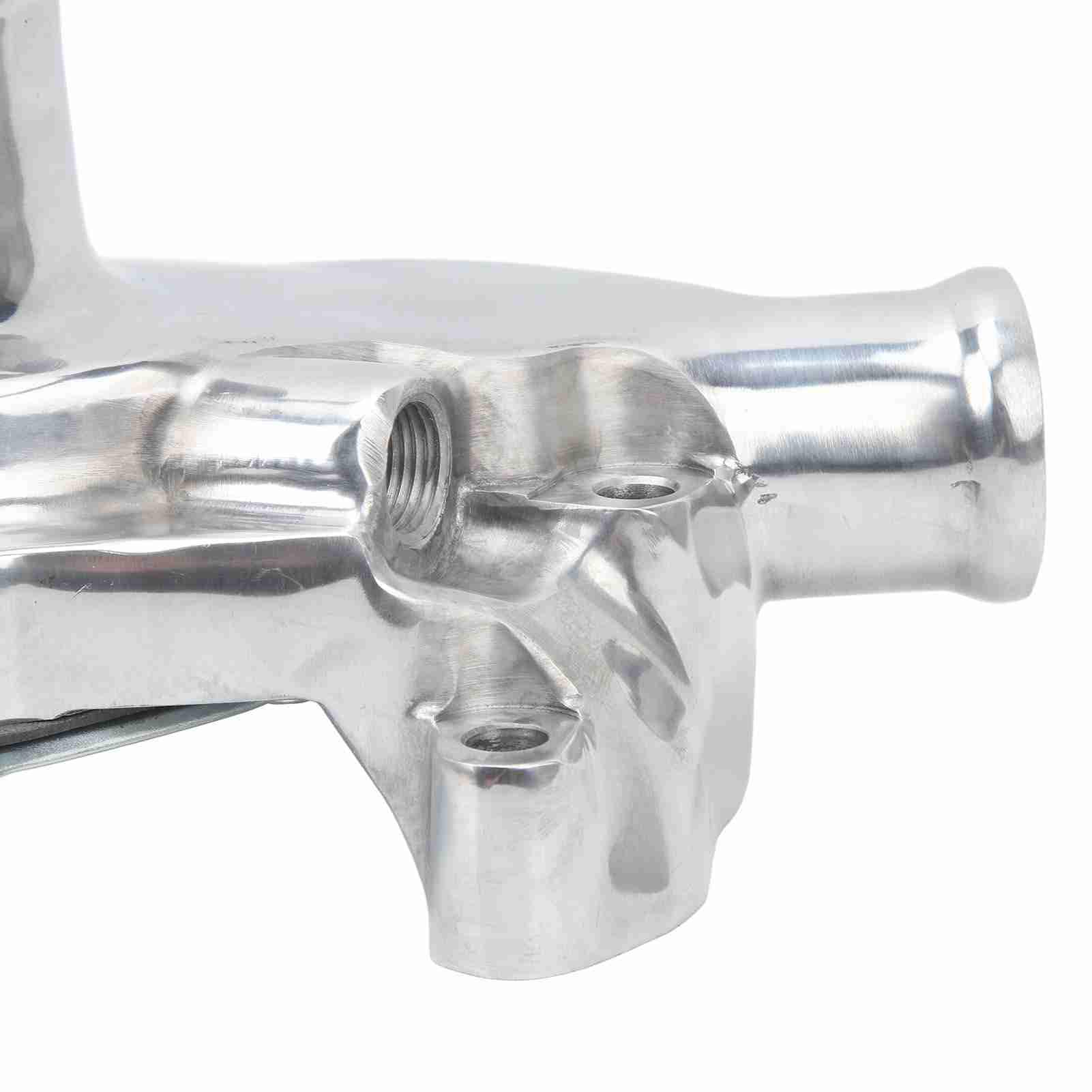 Bediffer Aluminiowa Pompa Wodna o Dużej Objętości, Wysoka wydajność dla Chevy SBC V8 283 327 350 1955 do 1985 (Błyszczący)