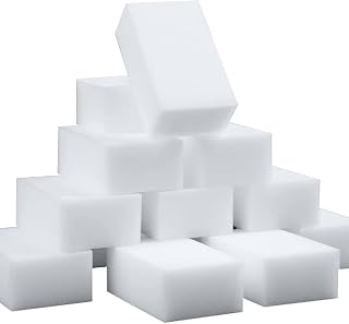 50pcs Magic Sponge Eraser Extra Thick and Long Lasting Melamine Cleaning Sponges in Bulk - Multi Surface Power Scrubber Foam Cleaning Pads - Bathtub, Floor, Baseboard, Bathroom, Wall Cleaner