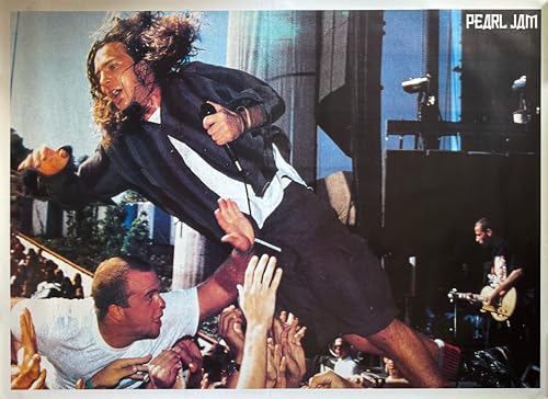 Pearl Jam grand poster de groupe musique grunge format 101x140 cm
