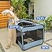 2-in-1 Dog Playpen, 73''Pop Up Cat Puppy Pet Playpen Indoor/Outdoor Cats Enclosed, Cat Dog Tent Crate Cage Kennel, Portable Playpen for Kitten, Small Animals Play Pen(No Divider, Unified Space)