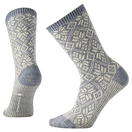 Smartwool Traditional Snowflake Sock - Women's Blue Ice Heather, M