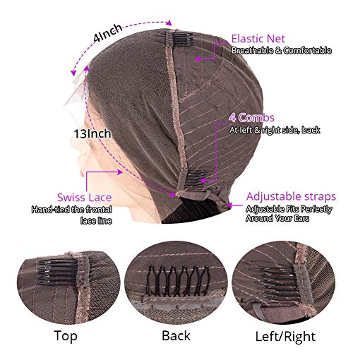 image for TUNEFUL Free Part Lace Front Wigs Human Hair Pre Plucked with Baby Hai