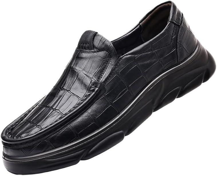 Men's Slip On Oxford Dress Shoes Embossing Design Classic Lace Up Formal Slip Resistant Shoes Men Loafers Casual On Shoes
