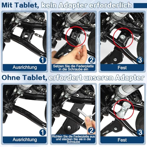 toptrek Fahrradständer Aluminiumlegierung für 24-28 Zoll Höheverstellbar – Ansicht 3