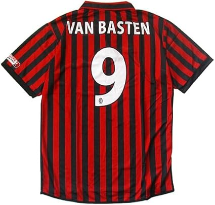 新しく着き 稀少!□ACミラン□Marco Van M サッカー半袖シャツ