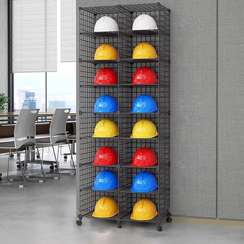 Porte-casque de sécurité réglable et mobile pour stockage en vrac