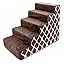 Brown Lattice Print