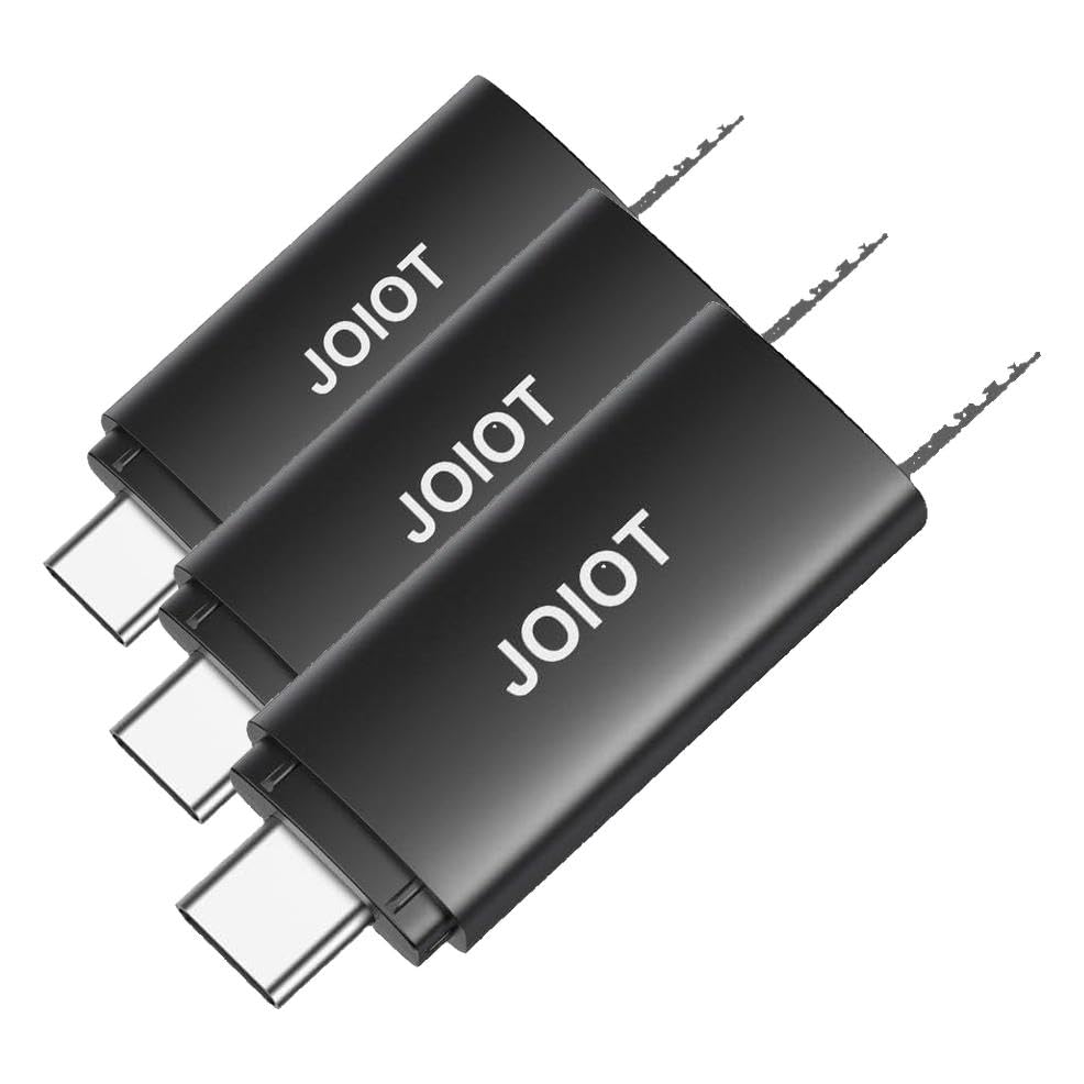 Image of JOIOT 128GB USB C Flash Drive Dual USB 3.0 Flash Drive Type C + USB A Portable Type-C Flash Drive 2-in-1 USB-C Thumb Drive for Smartphone Tablet Computer Mac iPhone 15 Black (Pack of 3)