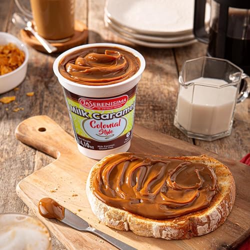 La Serenísima Dulce de Leche - Authentic Milk Caramel Spread from Argentina - Gluten-Free Creamy Caramel Sauce for Baking, Desserts - Rich Flavor for Pancakes, Waffles - 14.1 Ounce (Pack of 4) - Image 7