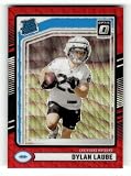 2024 Donruss Optic Preview Red Wave #372 Dylan Laube Las Vegas Raiders RC Rookie NFL Football Trading Card