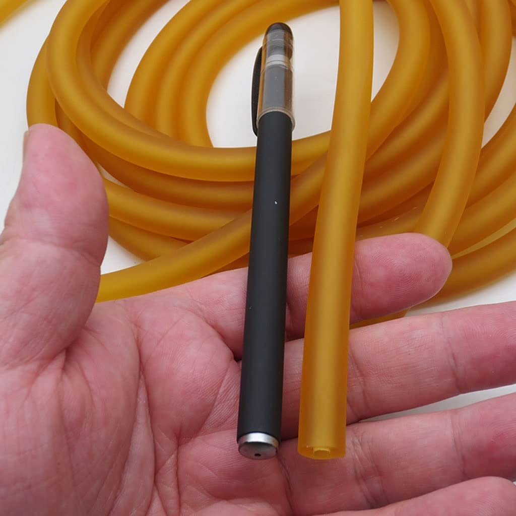 Rurki z naturalnego kauczuku lateksowego, Wąż gumowy lateksowy 3 mm średnica wewnętrzna 9 mm średnica zewnętrzna 1-10 m do treningu jogi Slingshot Fitness(10m)