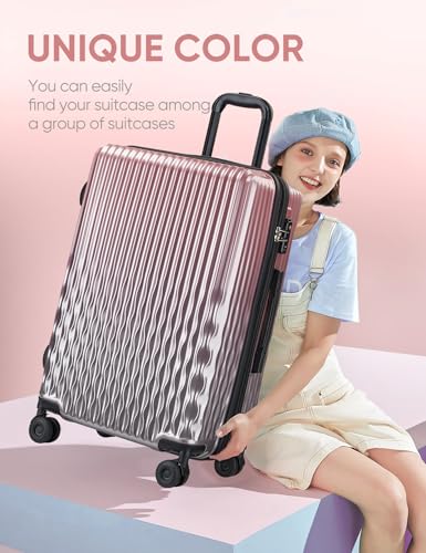 Image of Carry On Luggage 22x14x9 Airline Approved, Suitcases with Wheels