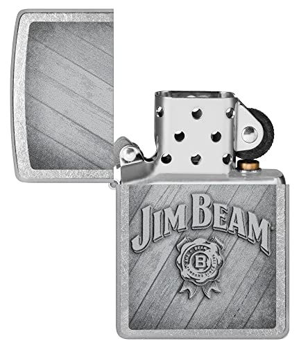 Zippo Jim Beam Logo Street Chrome encendedor de bolsillo miniatura 4