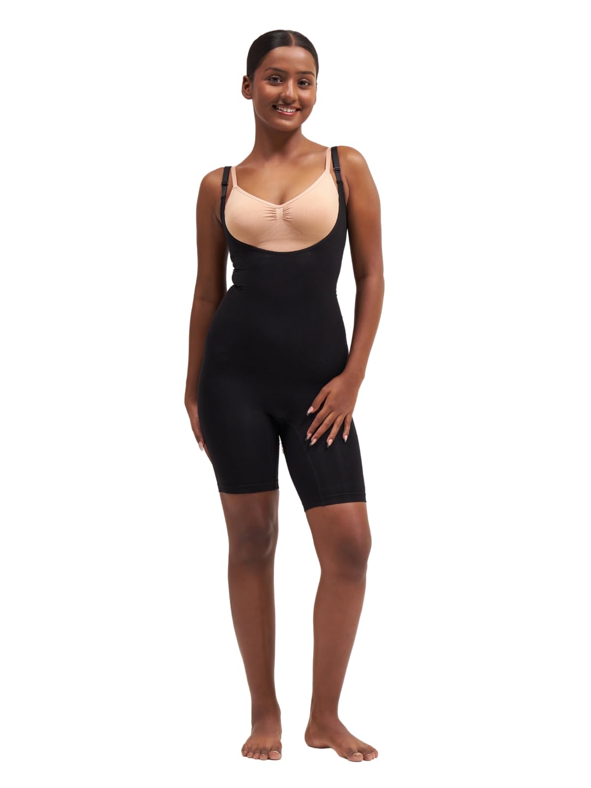 underneat Women Adjustable Straps Open-Bust Butt Lifting Bodysuit Shaper-picture-28