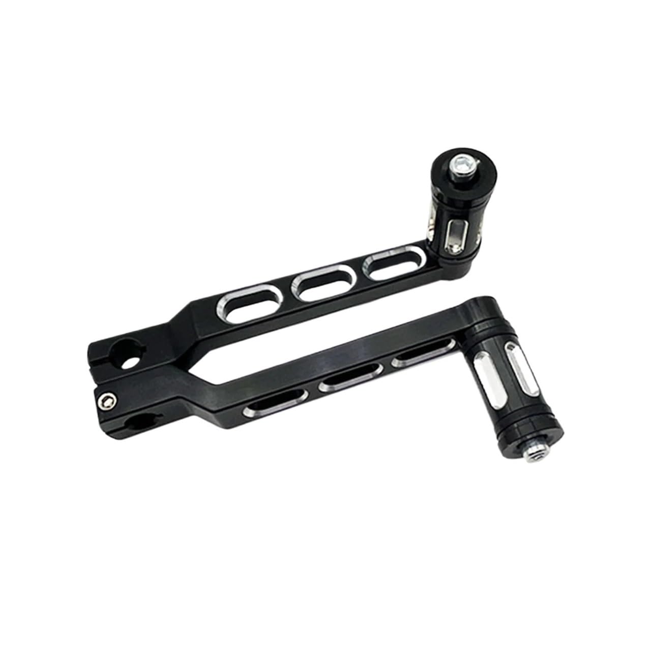 RNGJIN Gear Shift Lever Pedal Motorcycle Gear Shift Lever W/Peg for for Softail FLST for Touring for Electra Street Glide Road King FLHX Trike(Black)