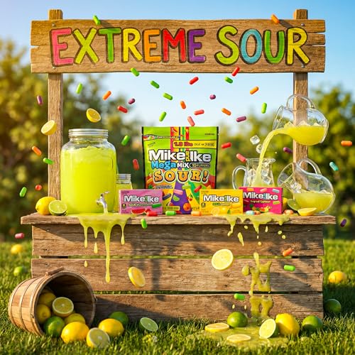 Mike and Ike Sour Theatre Box Variety Pack 7 oz miniatura 5