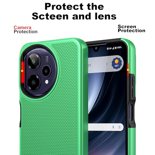 Funda Cricket Icon Plus 2026 y ATT Verge 2 con protector pantalla silicona 4