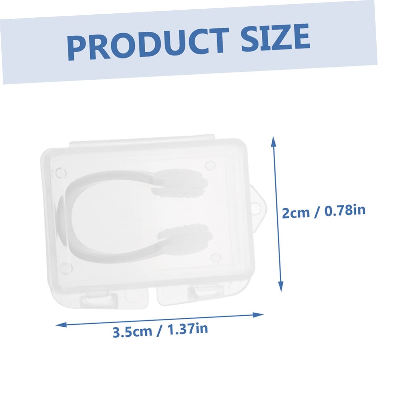 OHPHCALL Wear Resistant Nose Clips for Swimmers Convenient Swimming Nose Plugs Skin Friendly and Durable for Pool Use Prevent Water Ingress