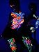 Neon Glow Blacklight Body Paint #1 Premium Set (6 pack of 2 oz. bottles) Glows Brighter, UV Reactive- Safe and Non-Toxic! Fluorescent Set Dries Quickly, Goes on Smooth, Not Clumpy
